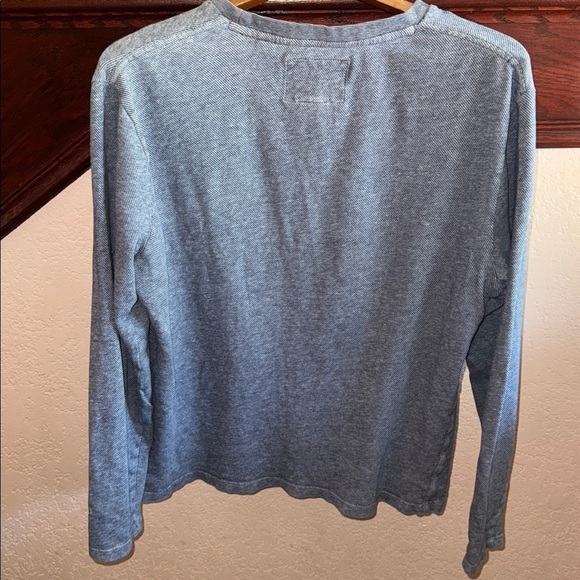 Superdry Men’s Size XL Blue Gray Crewneck Long Sleeve Casual Orange Label Tee - Picture 6 of 6